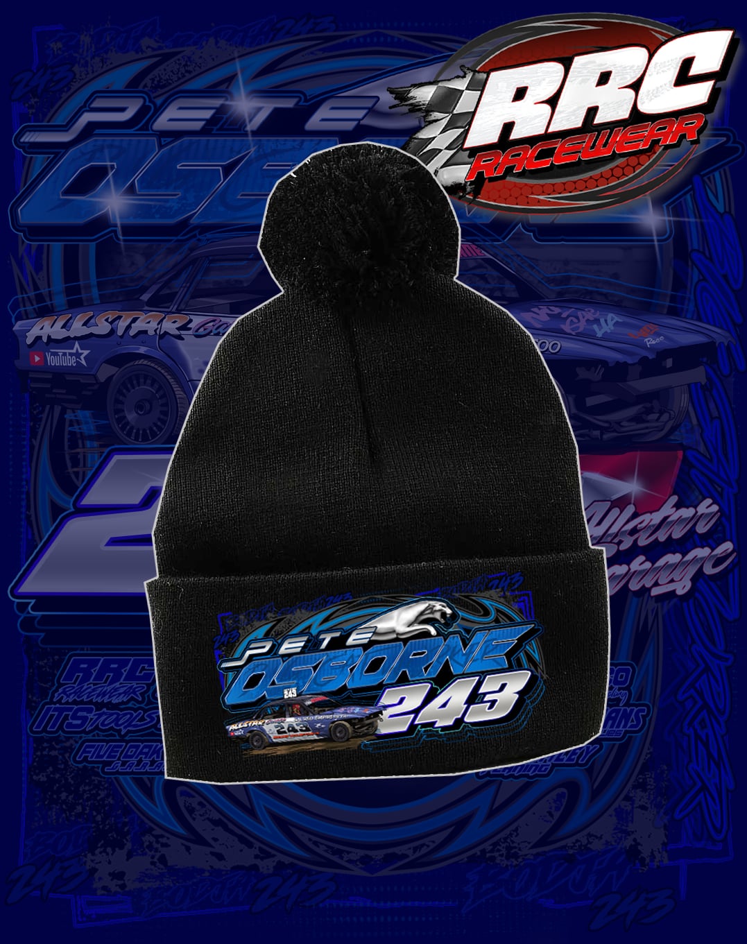 Pete Osborne Bobble Hat RRC Design