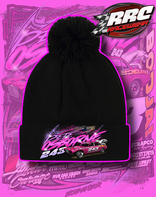 Pink Jag Bobble Hat Design BY RRC